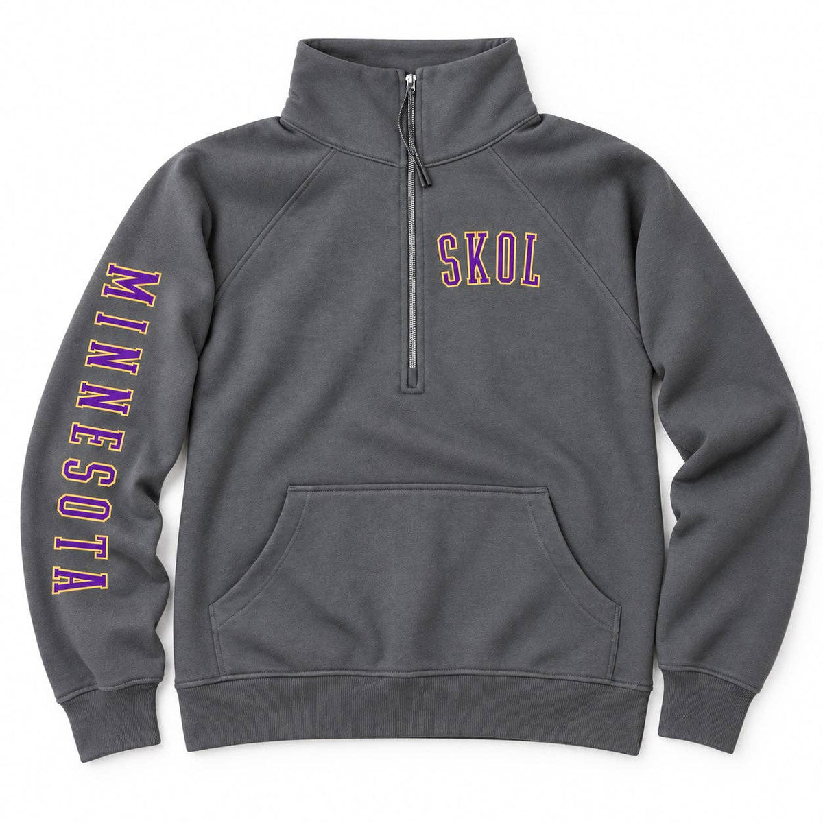 MN Varsity Boxy Half Zip - Women's (Asphalt)