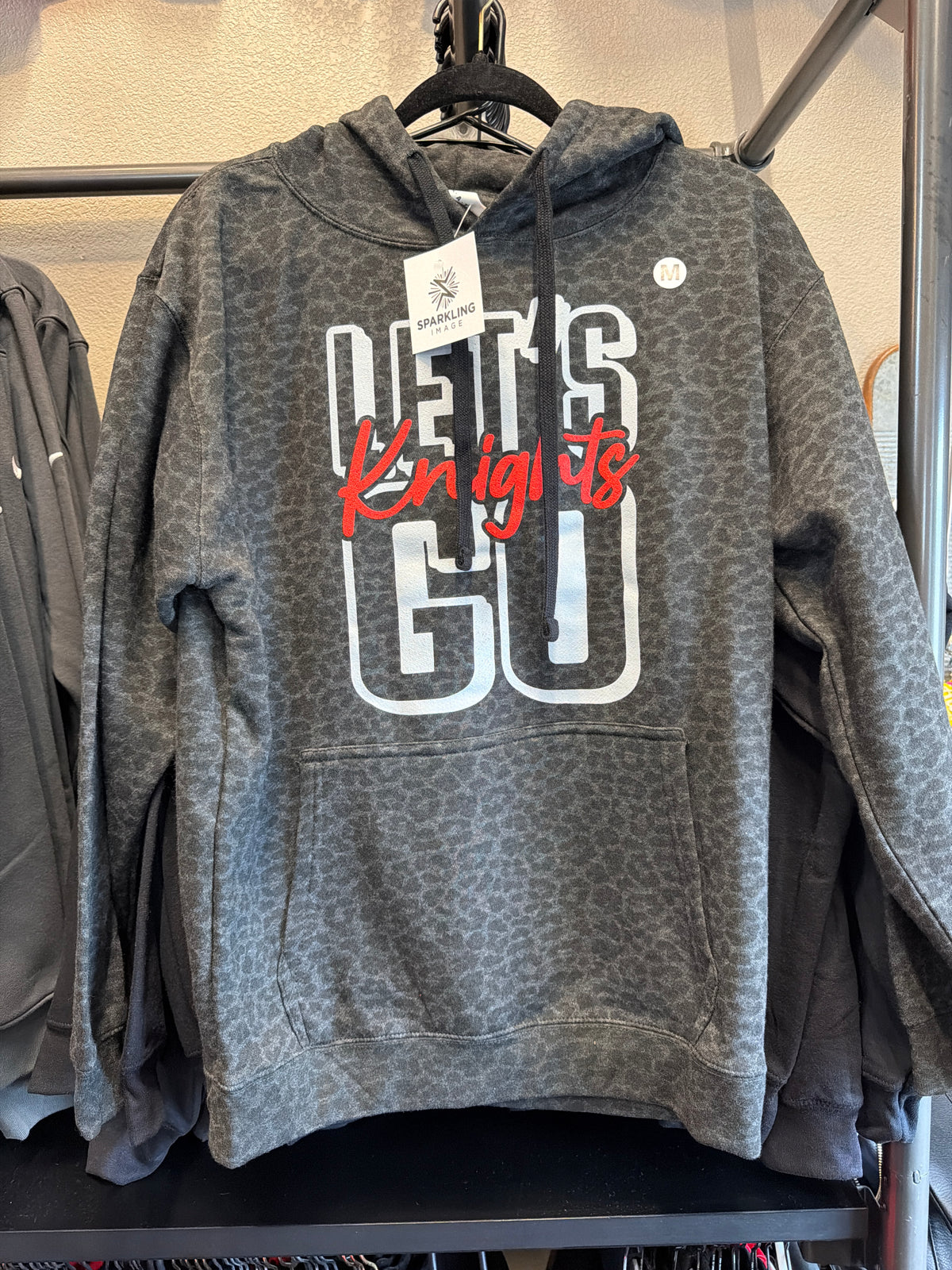 Let's Go Knights - Leopard Hoodie
