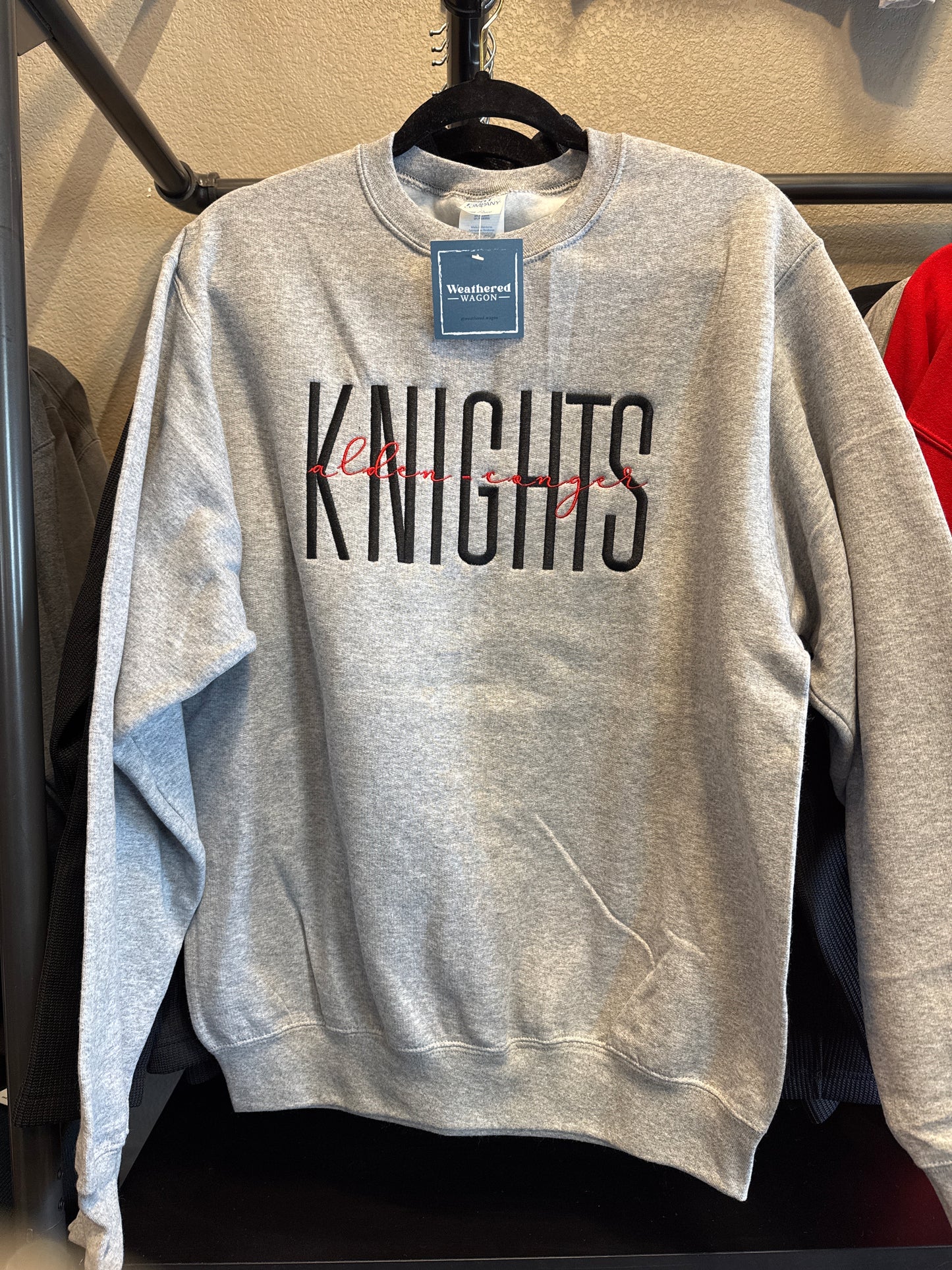 Knights Embroidered Crewneck Sweatshirt