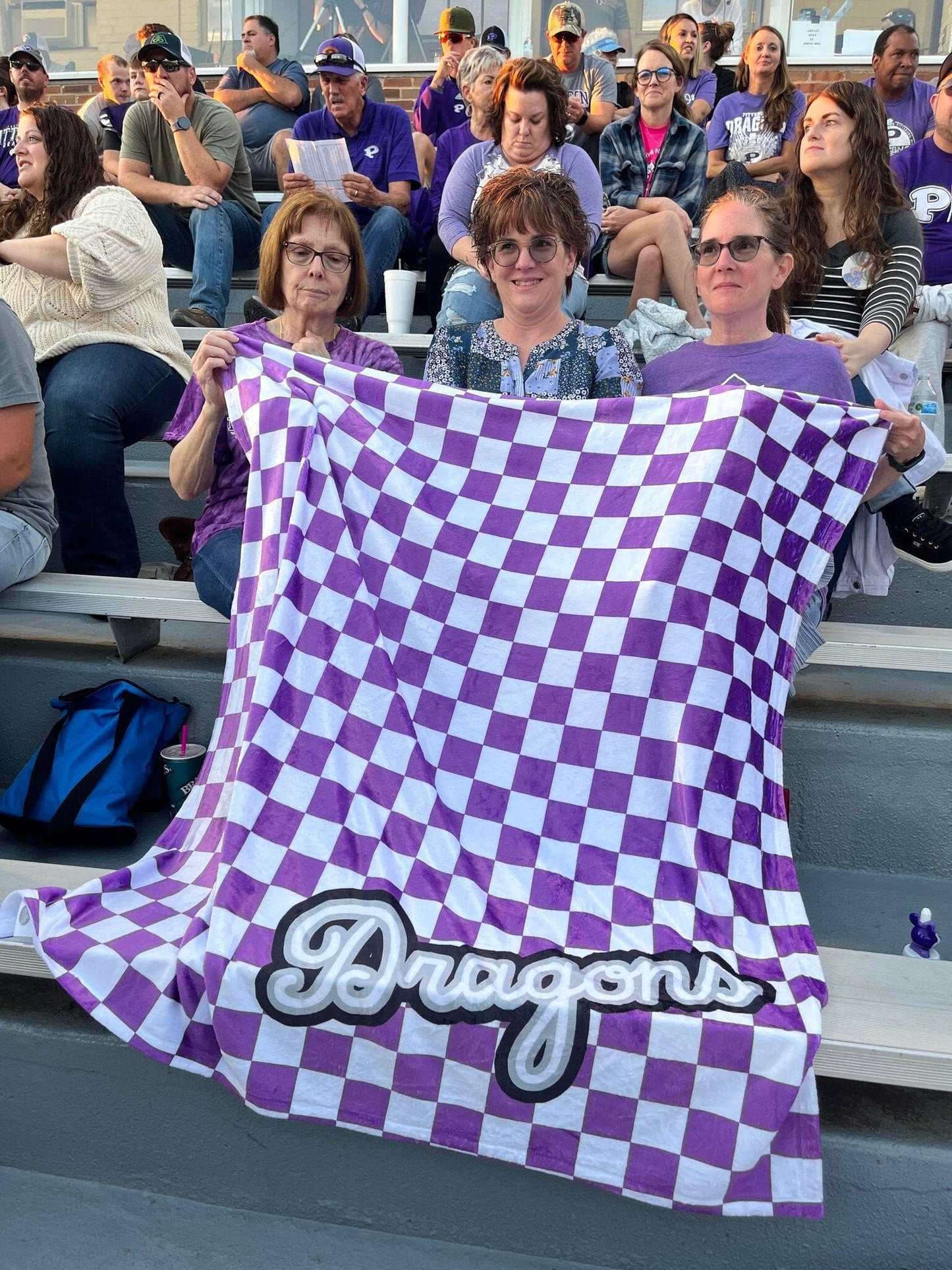 Knights Checkered Blanket (50x60")