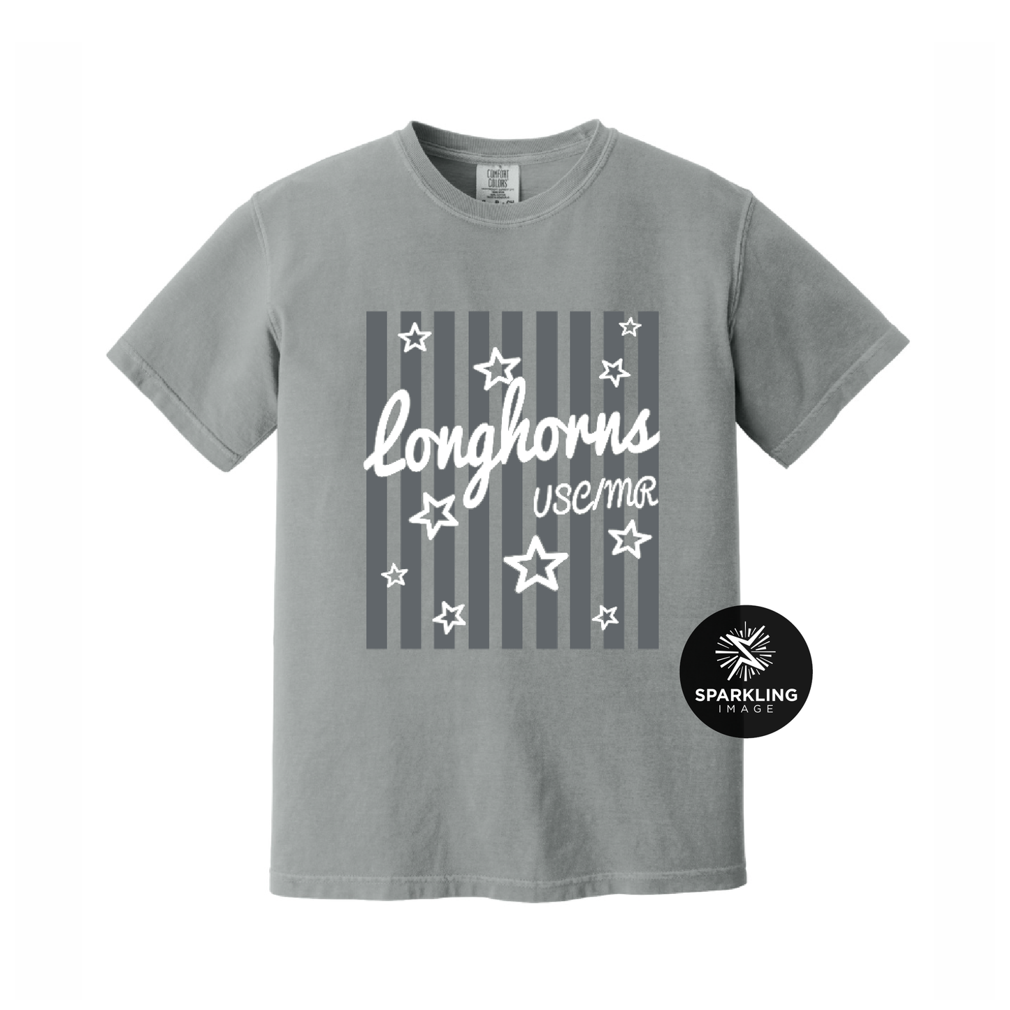 Longhorns Wrestling - Stripes Tee