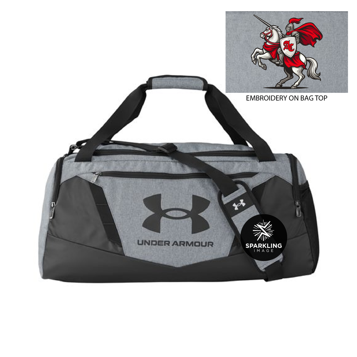 Grey UA Duffel Bag - Knights