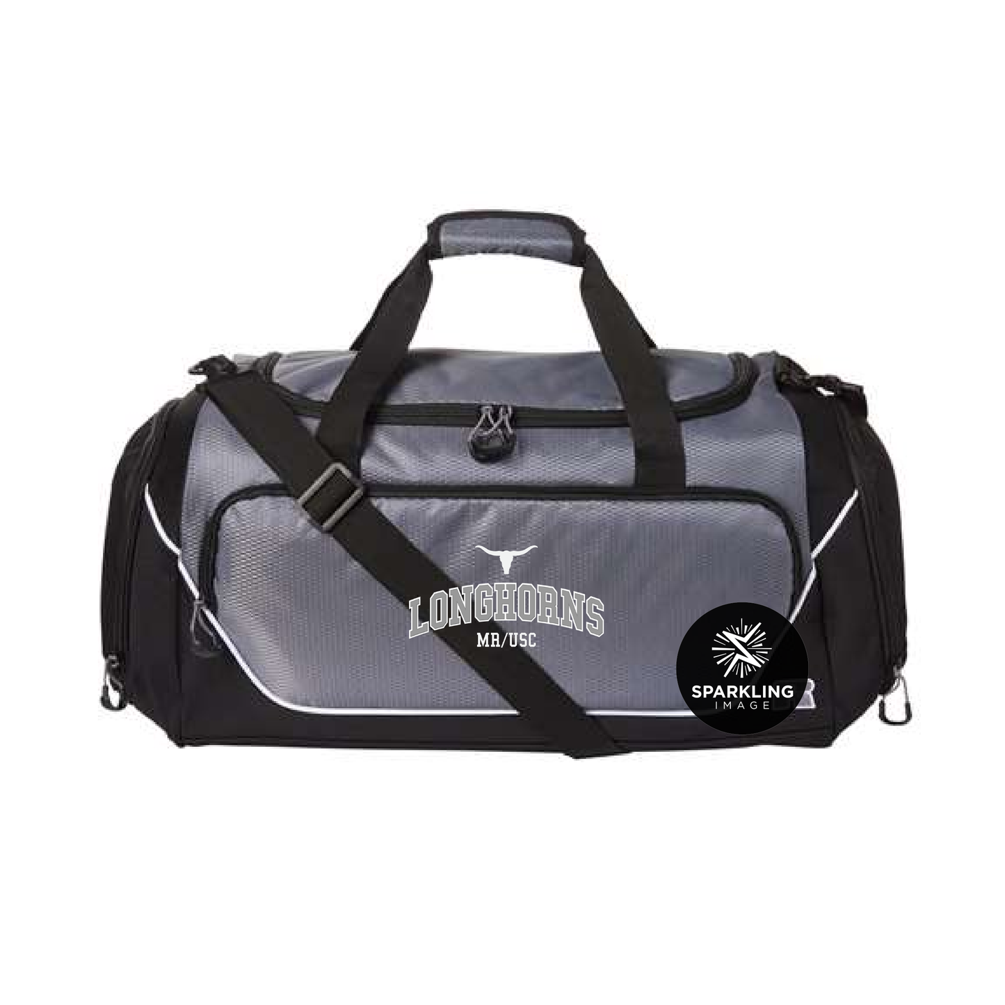 Grey Duffel Bag - Longhorns