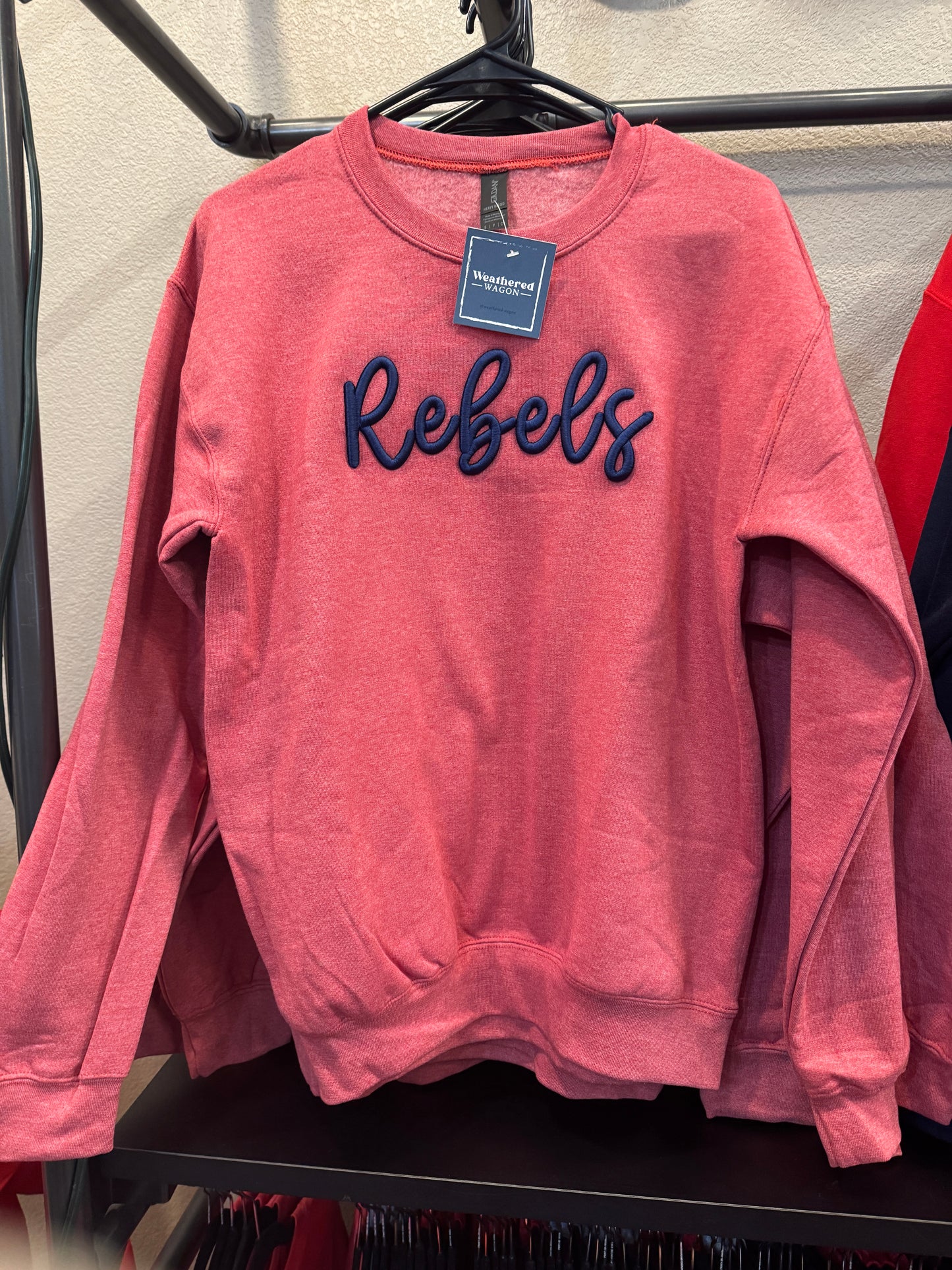 Rebels Puff Embroidered Crewneck