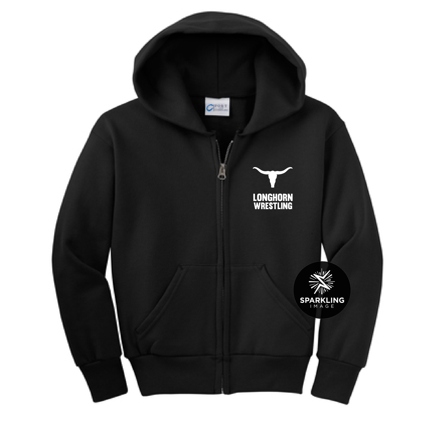 Youth Full-Zip Hoodie (YS, YL)