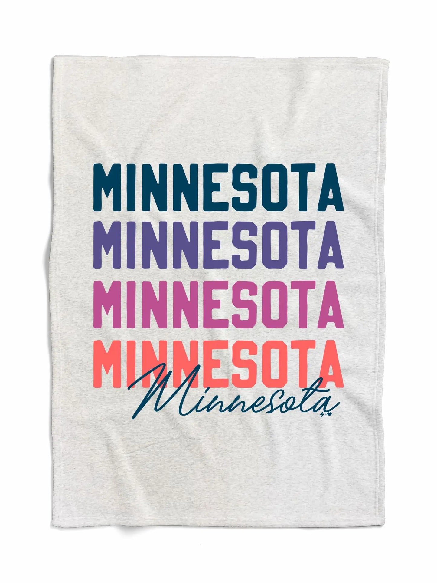 Minnesota Custom Sweatshirt Blanket