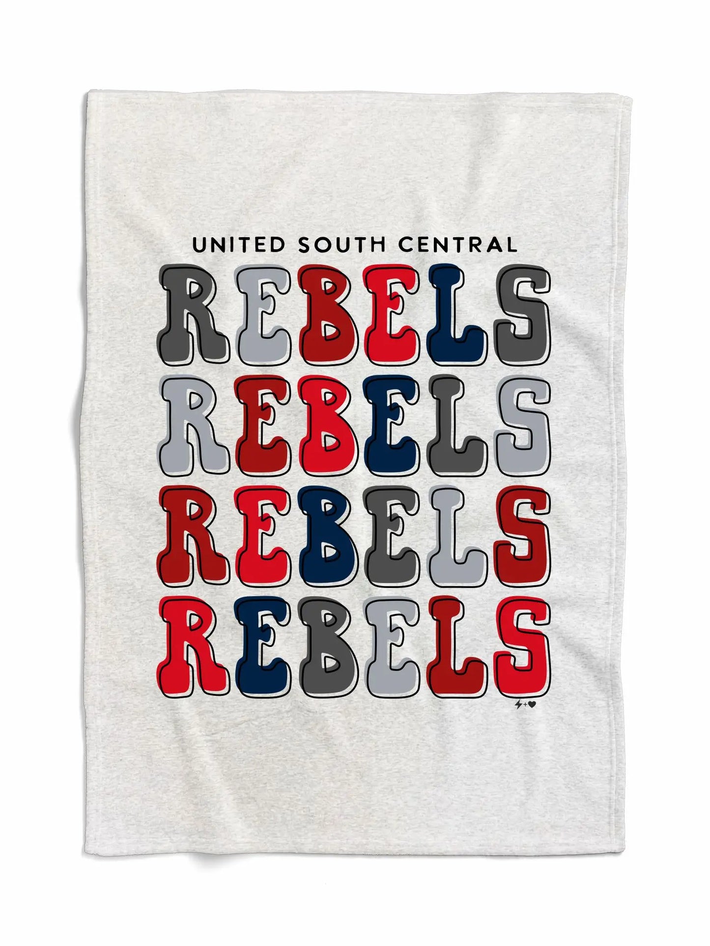 Custom Rebels Sweatshirt Blanket
