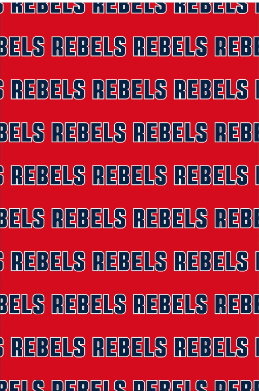 Rebels Team Rally Towel - Red