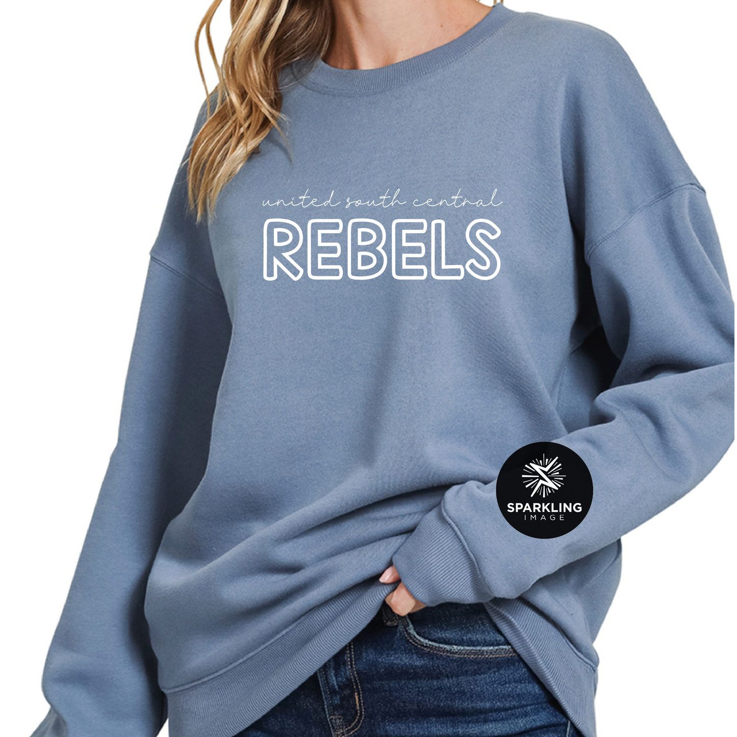 Rebels Bubbler Crewneck - Zenana