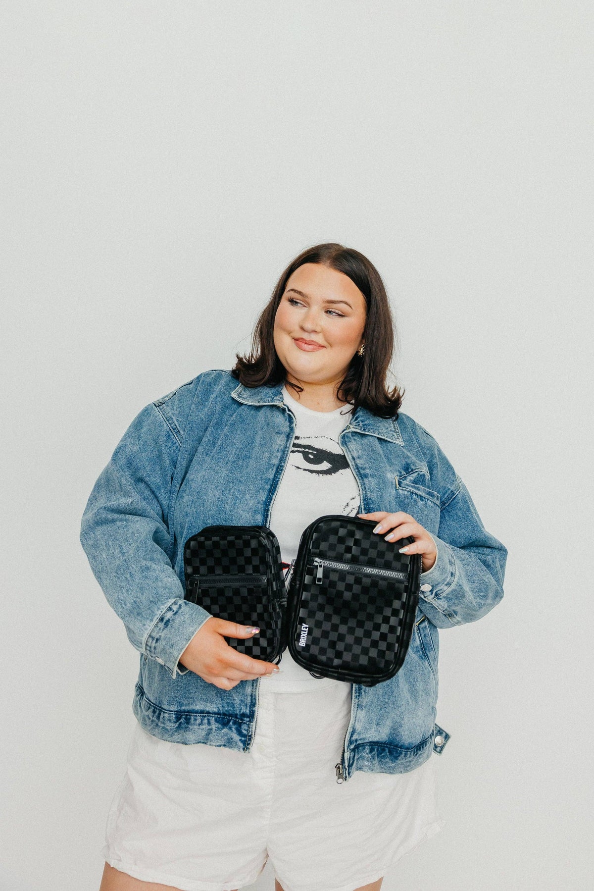 Checkered Crossbody Sling