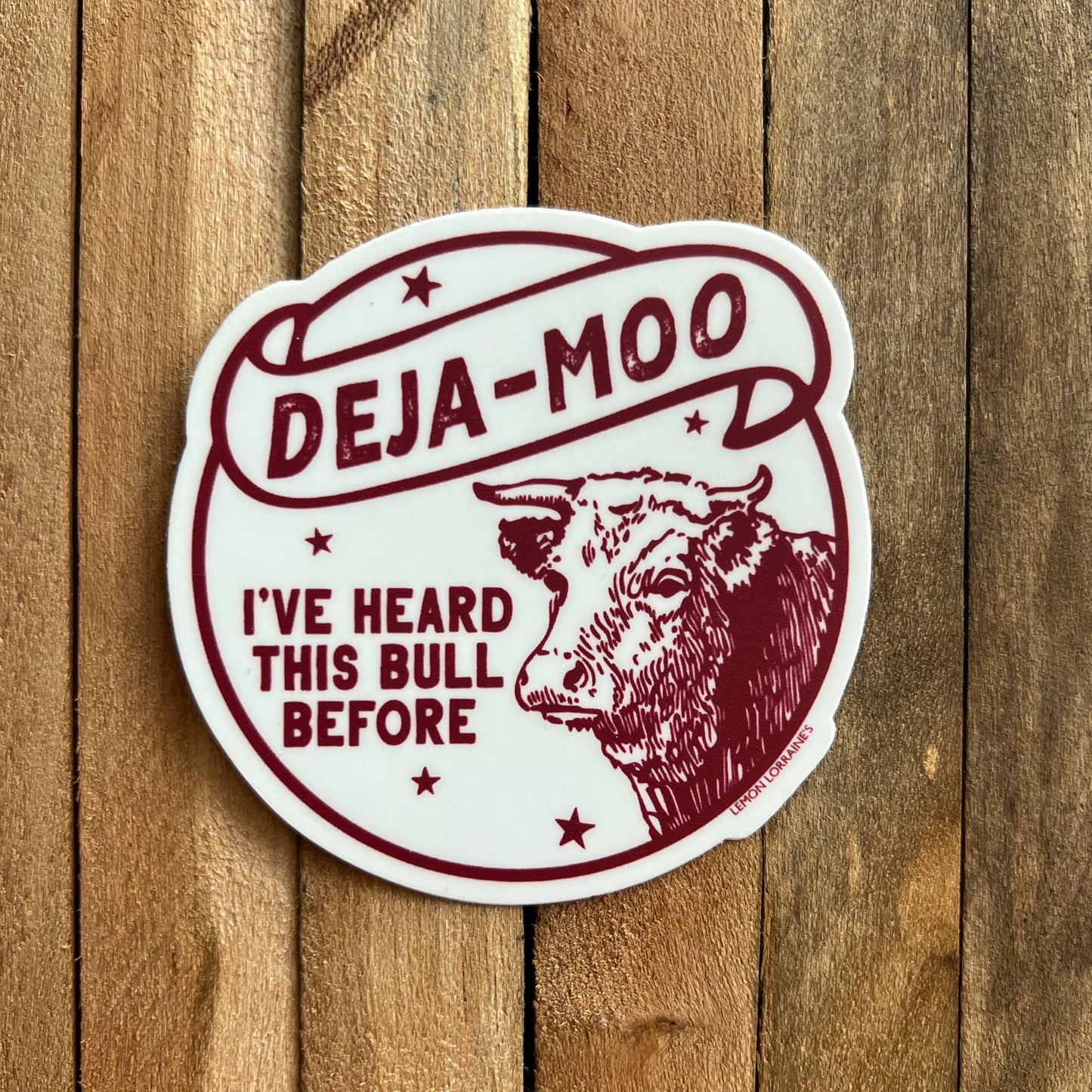 DEJA MOO - Sticker