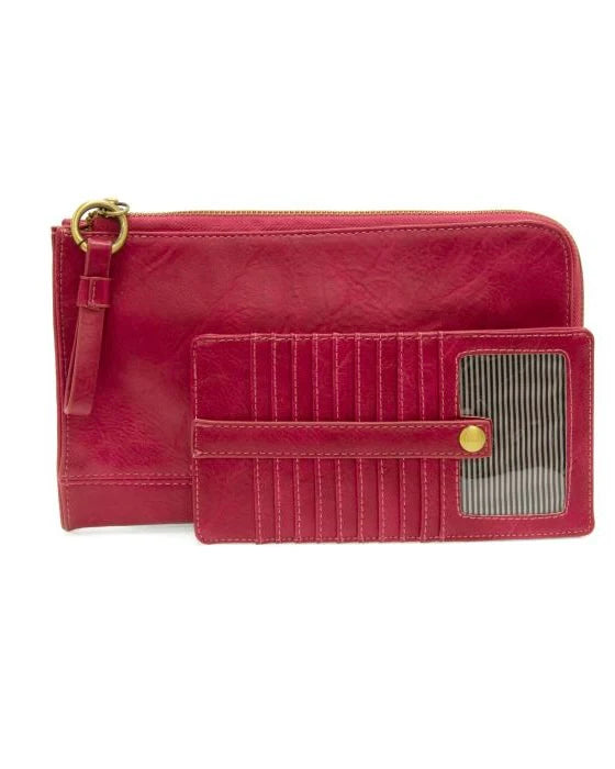 Karina Convertible Wristlet & Wallet - Red