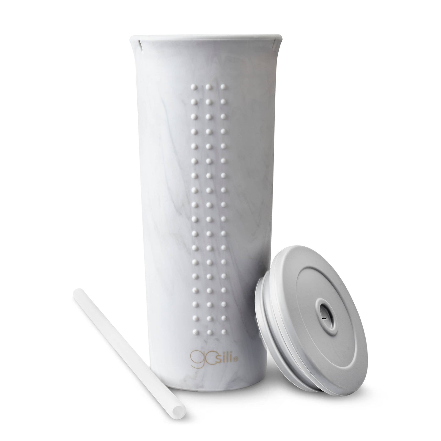 Silicone Cup with Straw - 24 oz.