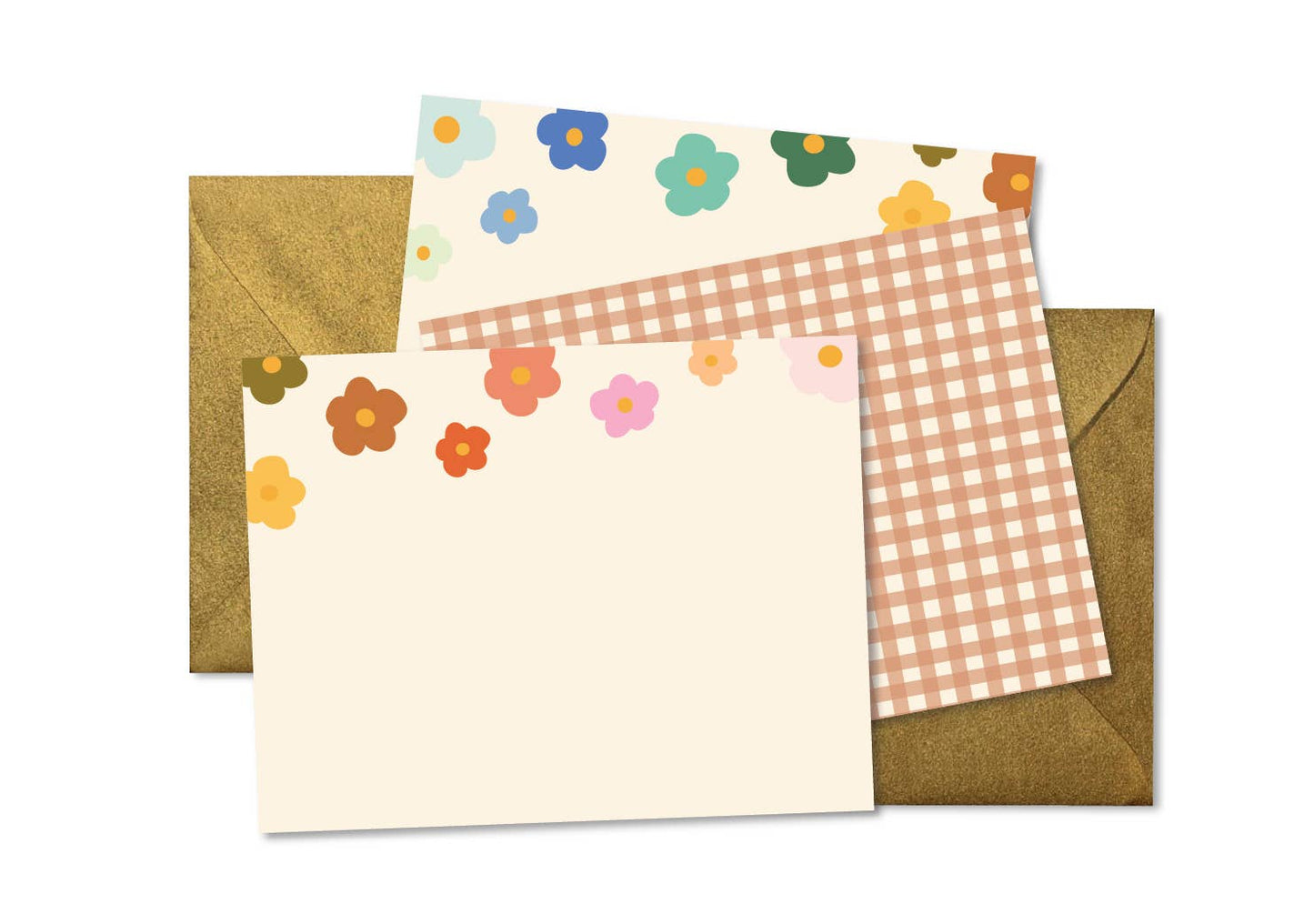 Floral Note Cards (Set of 8)