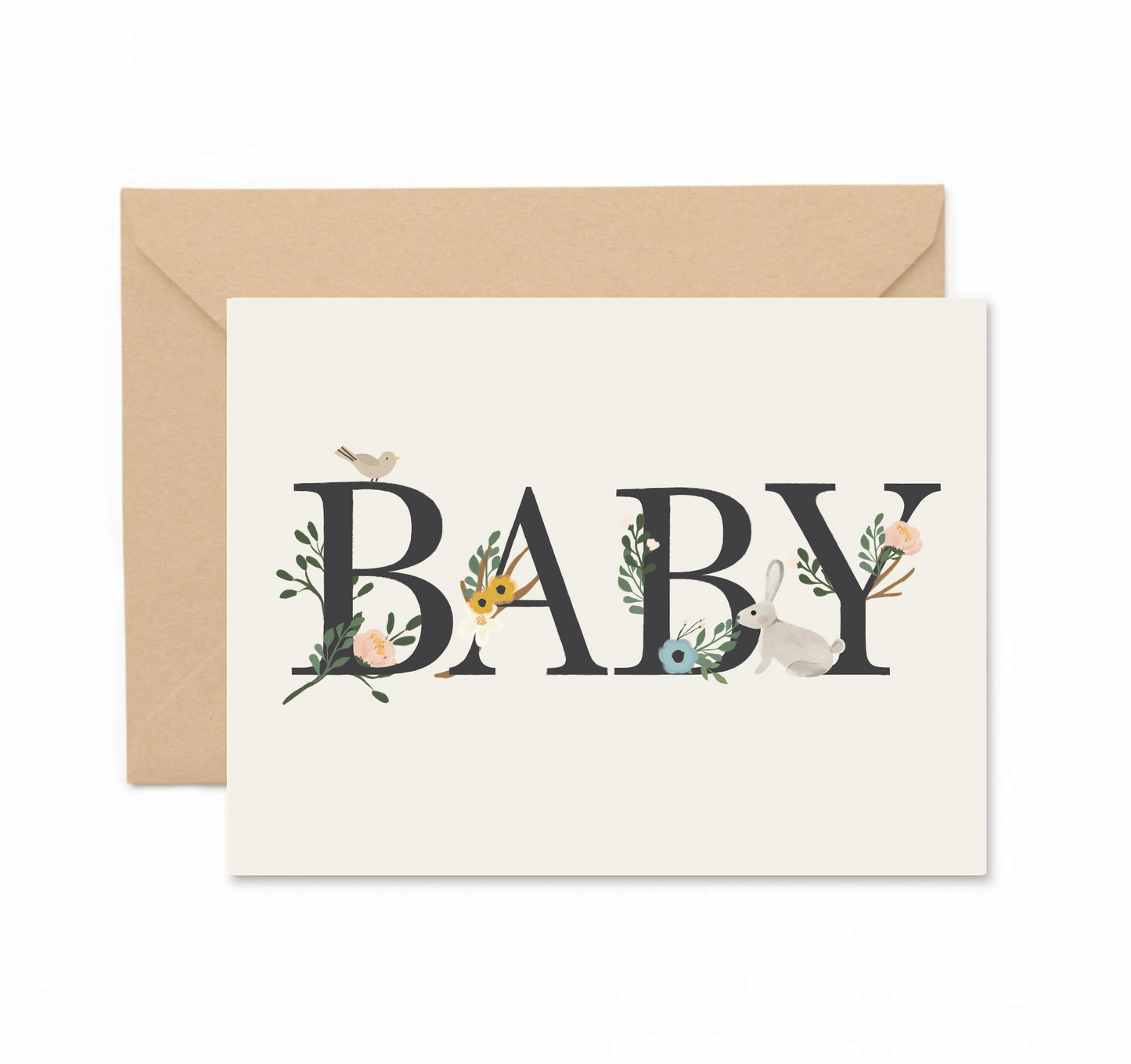 Baby Floral Card