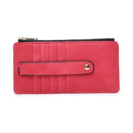 Hot Pink Slim Card Holder Wallet