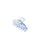 BLUE SPECKLED ACETATE CLAW - 2 SIZES