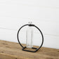 Stem Vase With Metal Stand, Lg