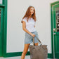 Gray Brixley Tote Bag