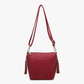 Dylan Crossbody w/ 2 Side Tassel Zippers: Navy