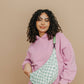 Lucky Check Crescent Bag