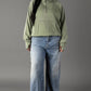 XXL Sage Quarter Zip Sweatshirt