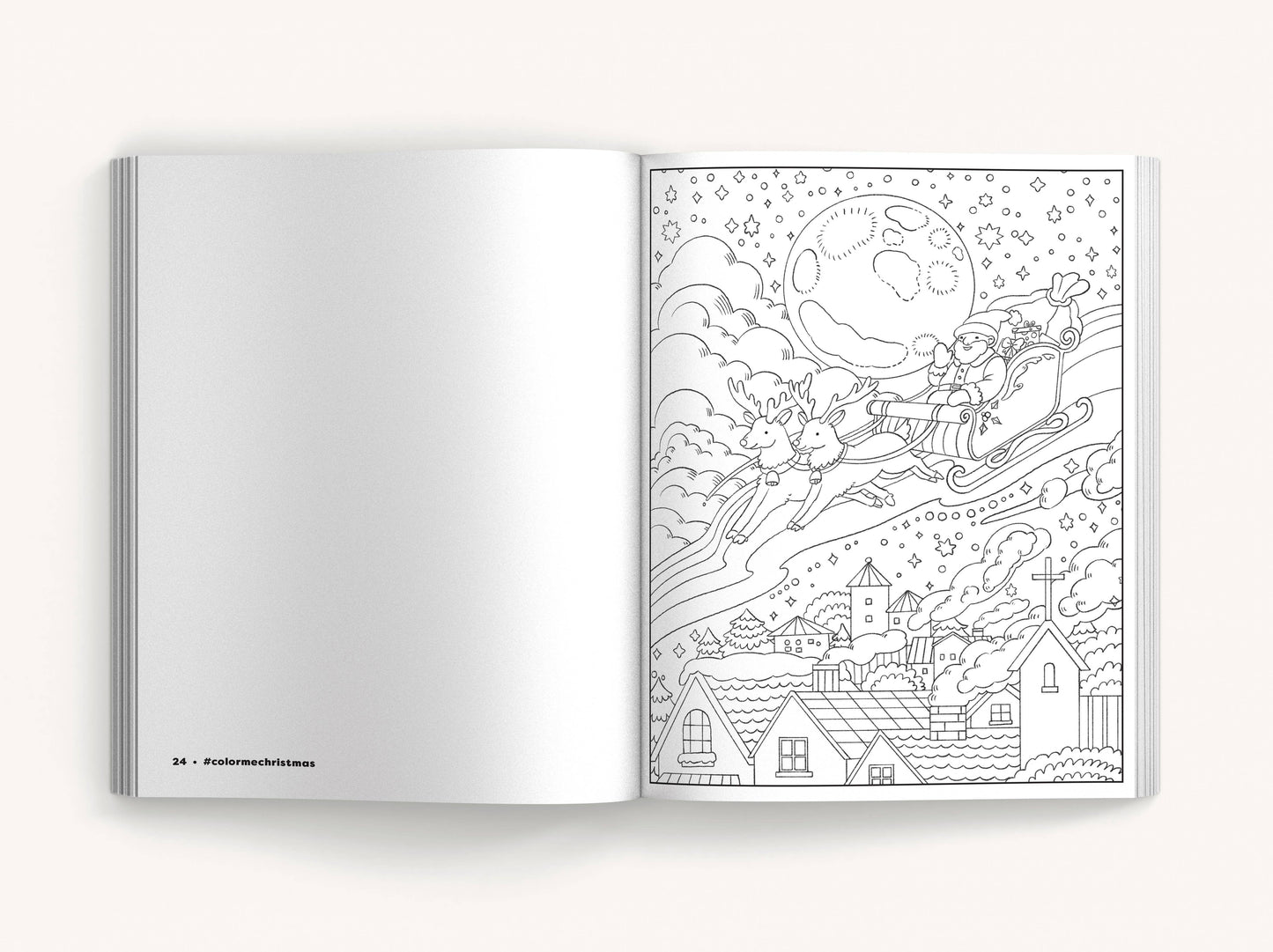Color Me Christmas: A Festive Adult Coloring Book