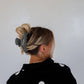 BLACK & WHITE POLKA DOT CLAW - 2 SIZES