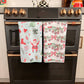Festive Chaos: Double-Sided Hand Towel