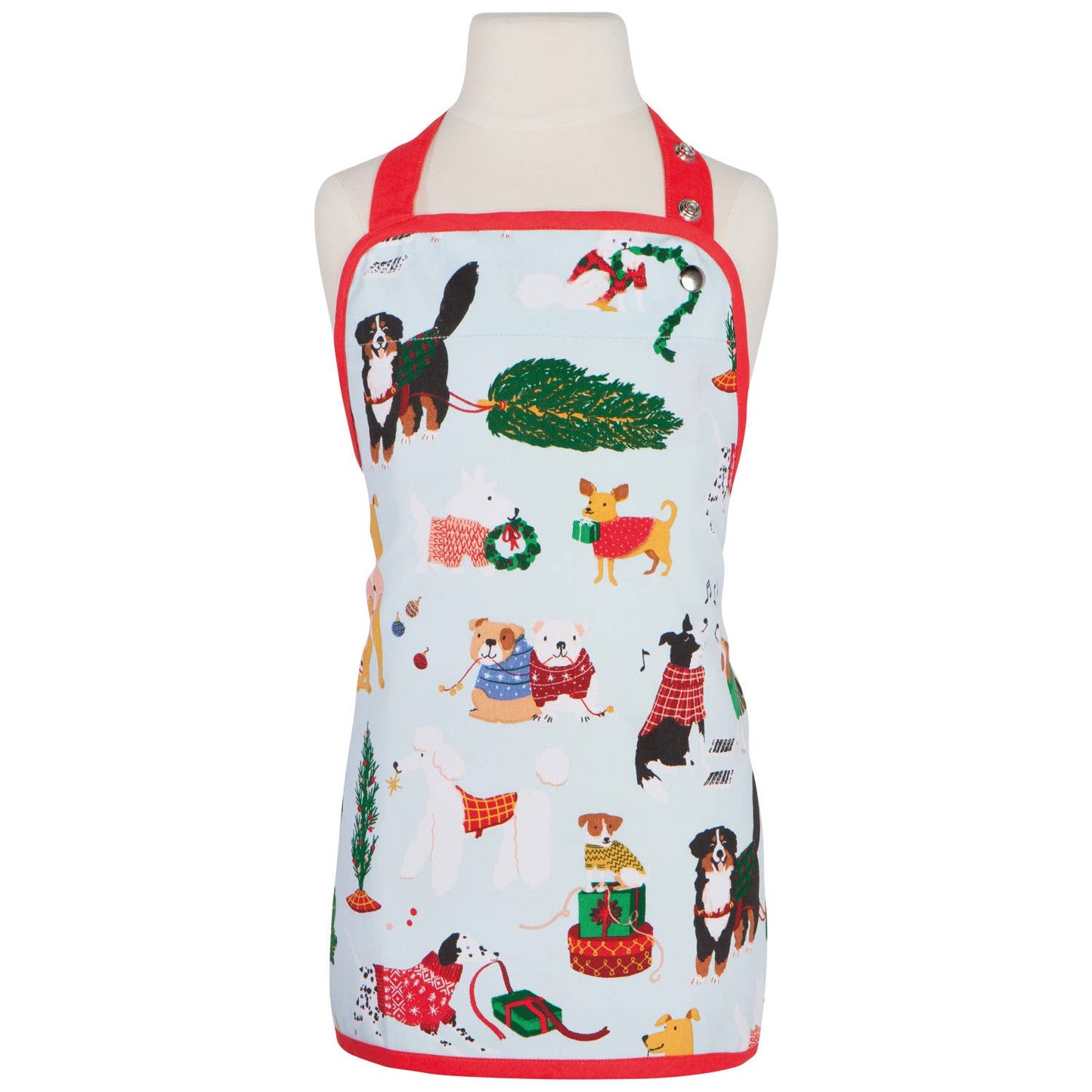 Holiday Hounds Kid's Christmas Apron