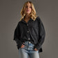 Black Super Soft Button Up