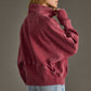 Wine Quarter Zip Sweatshirt