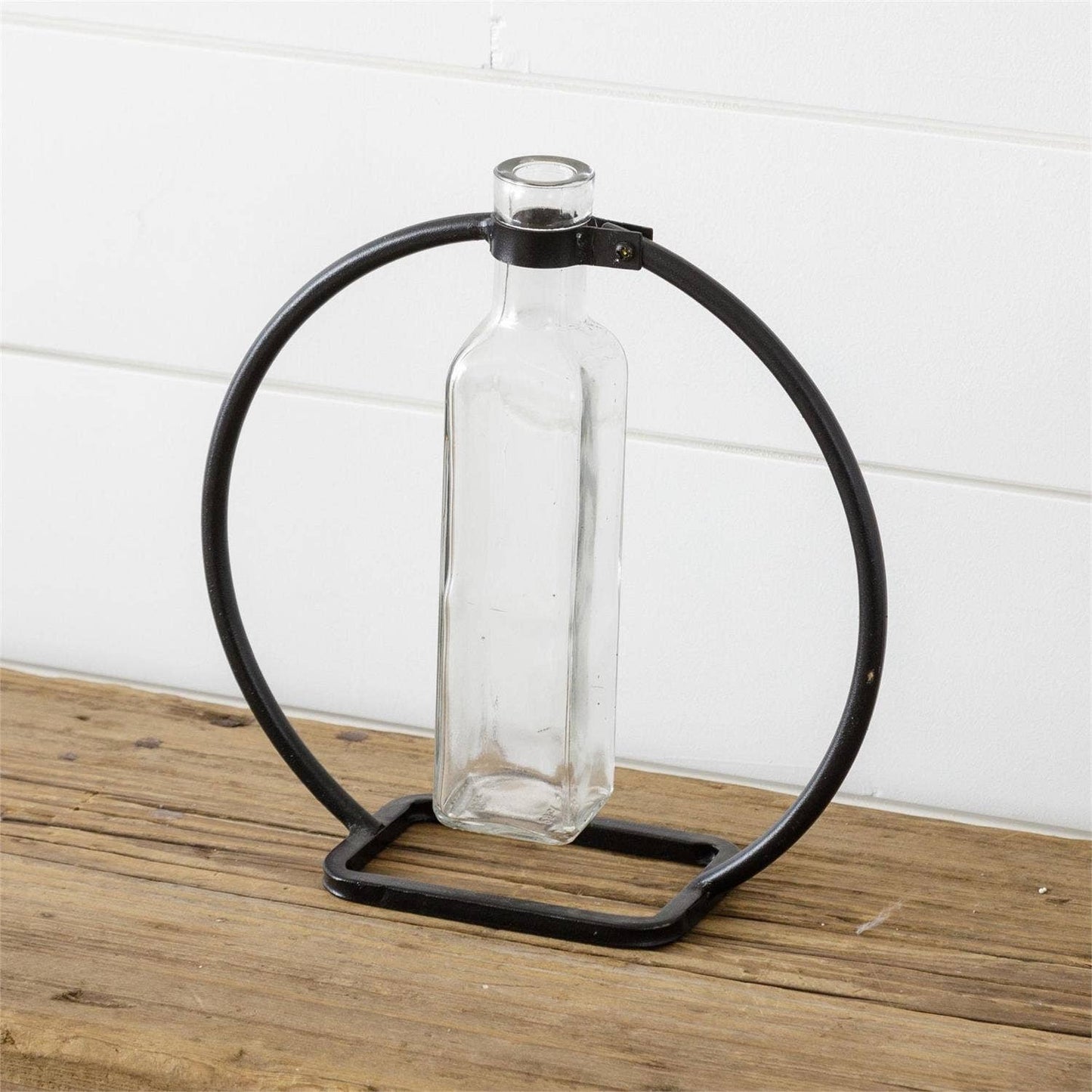 Stem Vase With Metal Stand, Lg