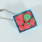 Strawberry Pint Click Fidget (Silent or Loud)
