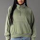 XXL Sage Quarter Zip Sweatshirt
