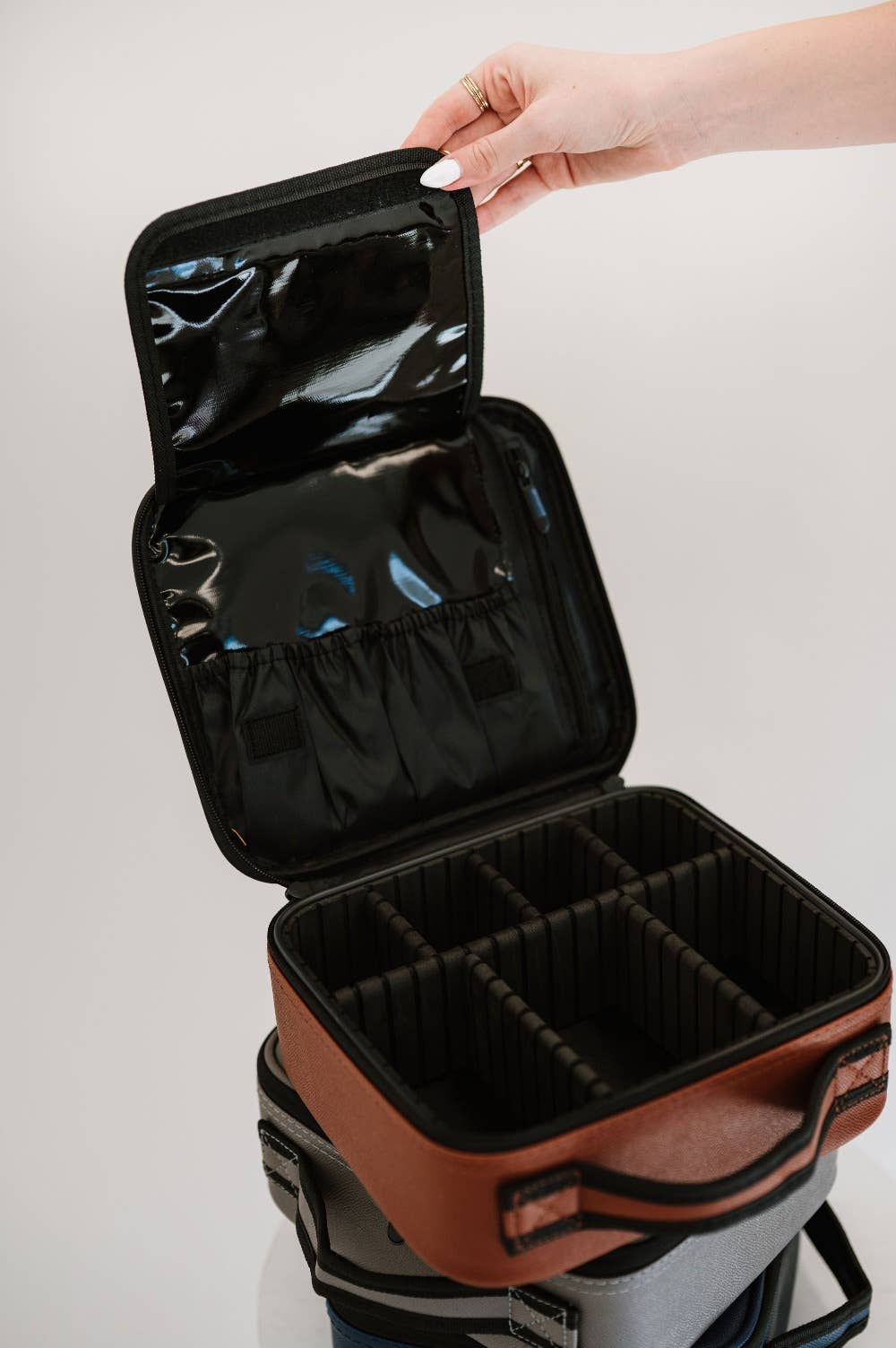 Isabella Customizable Cosmetic Carry all Tote Case