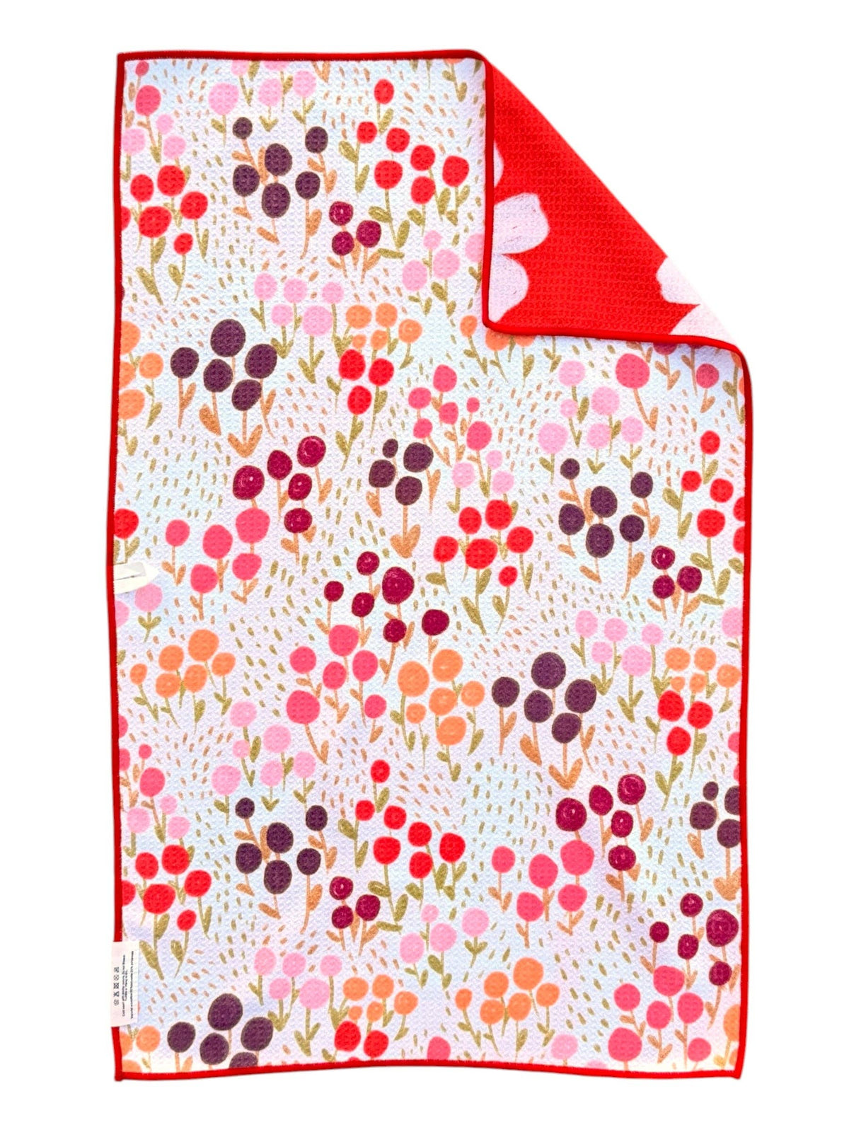Retro Bloom: Reversible Hand Towel