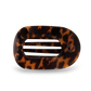 Round Flat Hair Clip | Medium | Tortoise