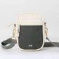 Crossbody Bag | Duo-Tone Tan/Green