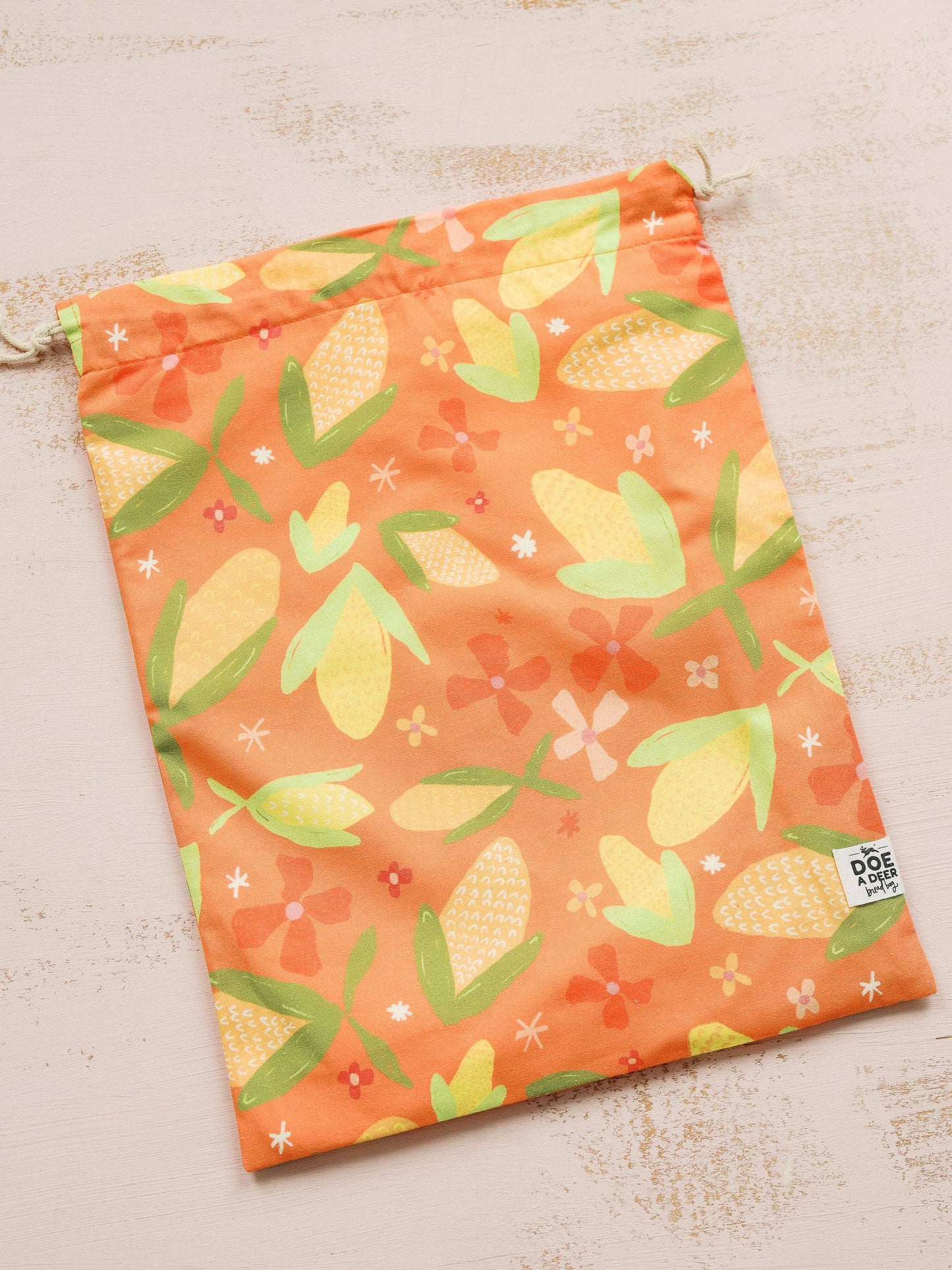 Bread Bag (Corn & Flowers)
