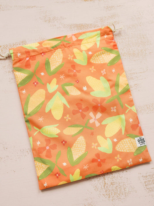 Bread Bag (Corn & Flowers)