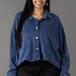 XXL Dk. Blue Super Soft Button Up