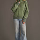 Sage Quarter Zip Sweatshirt
