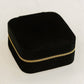 Eloise Velvet Travel Jewelry Box Case Organizer with Mirror