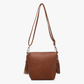 Dylan Crossbody w/ 2 Side Tassel Zippers: Navy