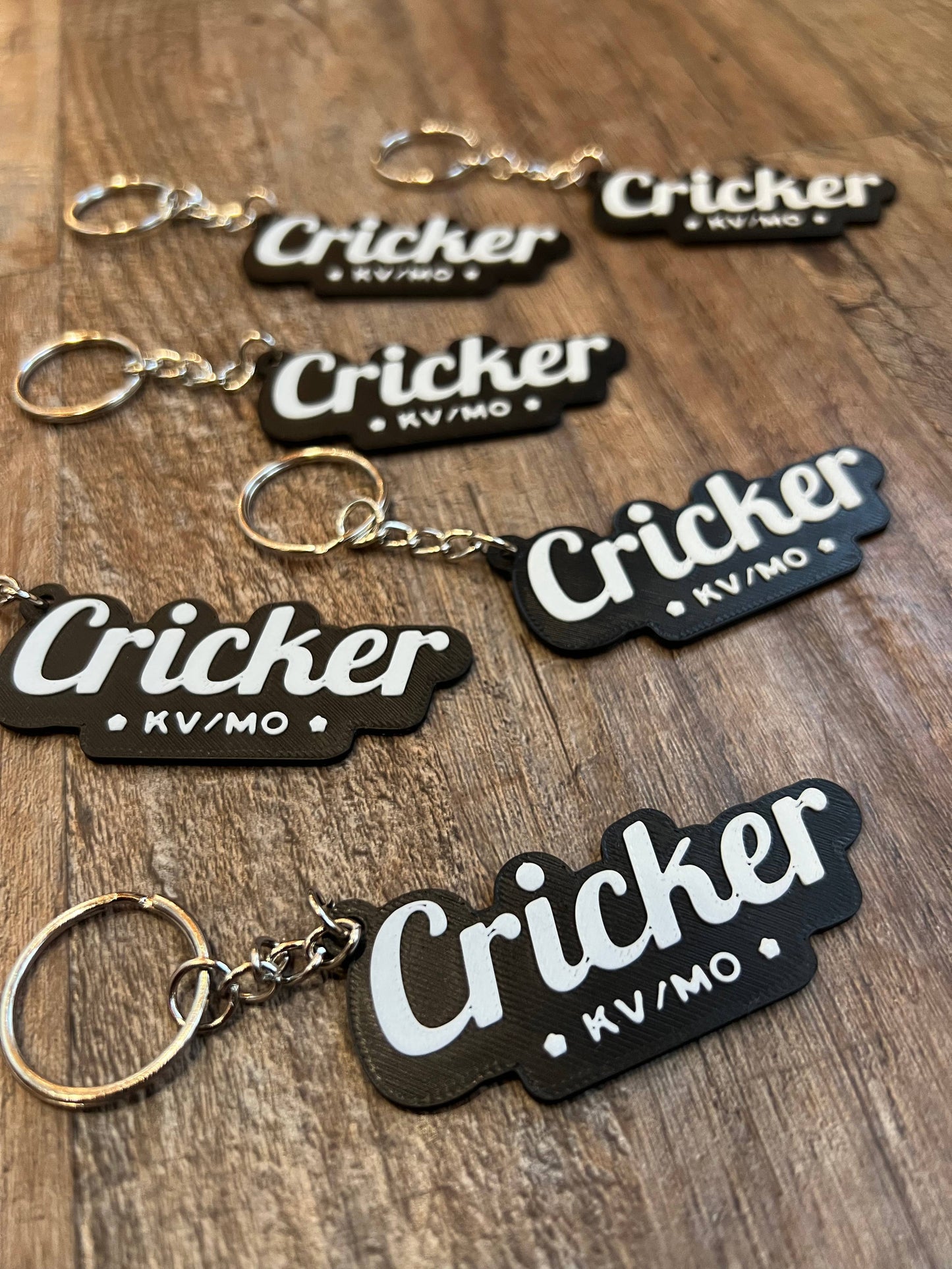 Town Script Keychain