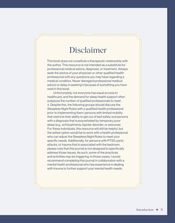 Sleep Habits Journal