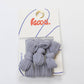 Nylon Bow Slick Back Hair Ties