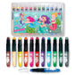 Mermaid Shimmer Glitter Doodle Twistable Gel Crayons