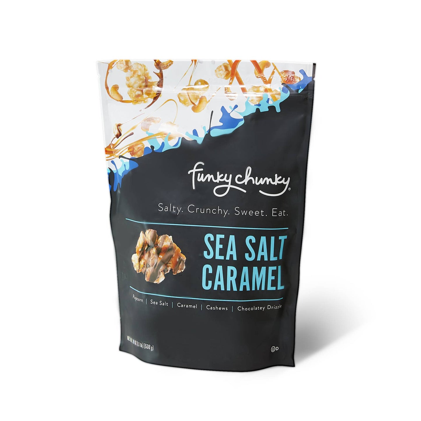 Sea Salt Caramel | Caramel Corn Chocolate Popcorn | bags